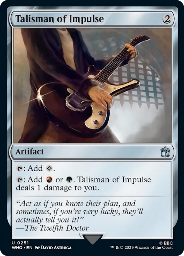 Talisman of Impulse [Doctor Who] - Paradise Hobbies LLC