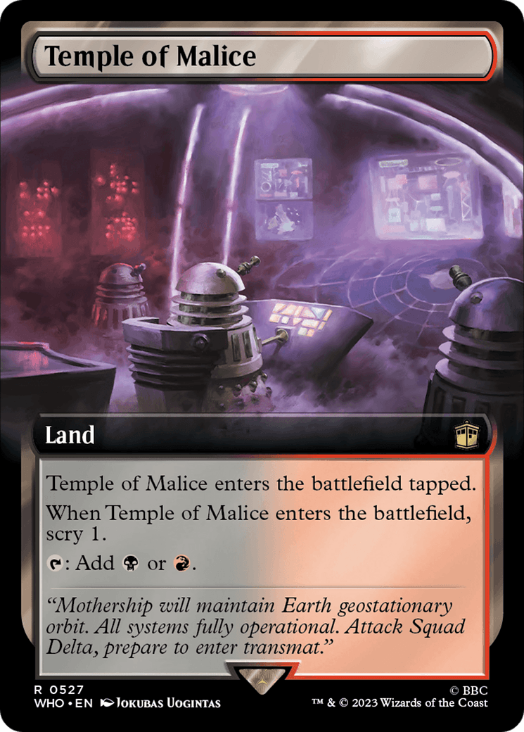 Temple of Malice (Extended Art) [Doctor Who] - Paradise Hobbies LLC