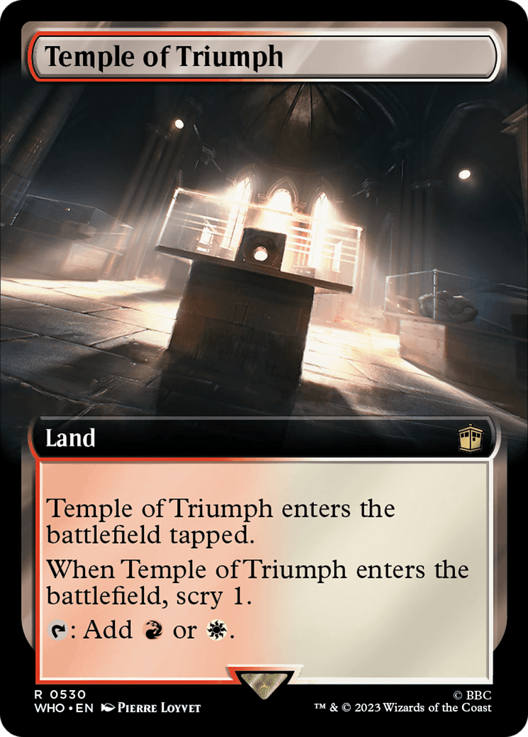 Temple of Triumph (Extended Art) [Doctor Who] - Paradise Hobbies LLC