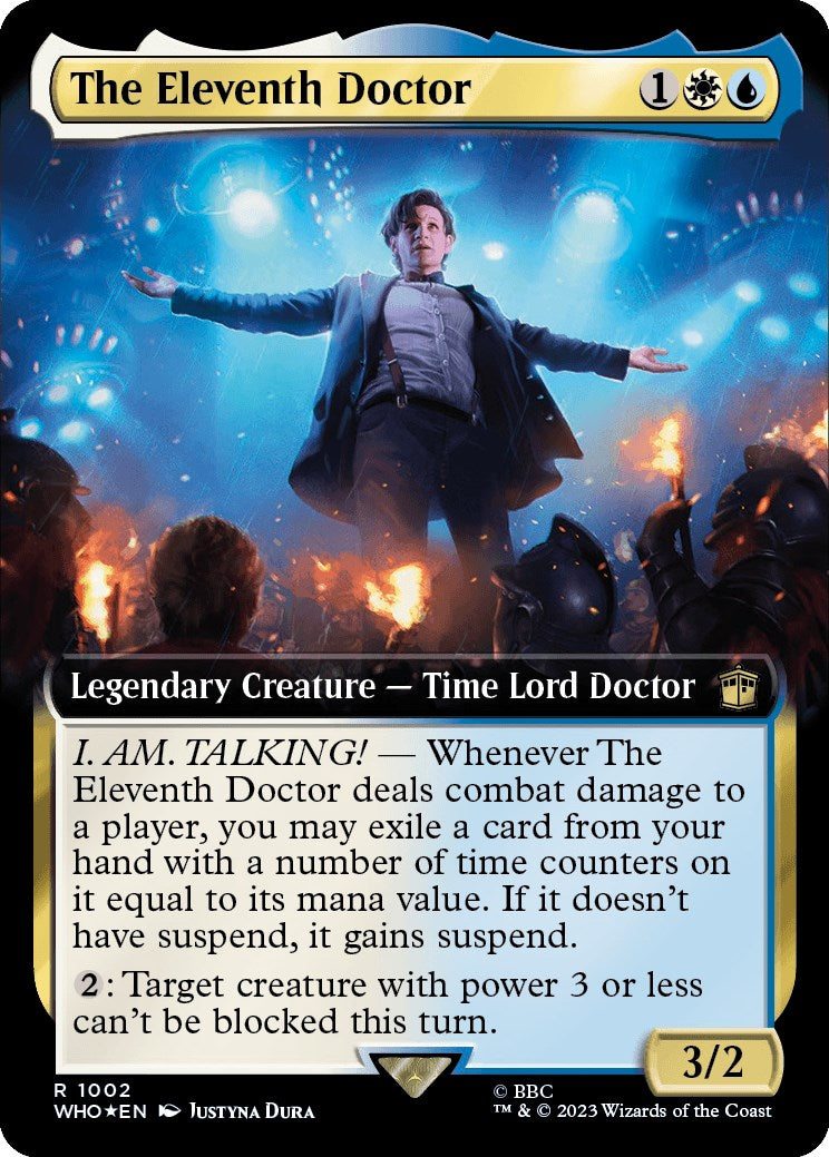 The Eleventh Doctor (Extended Art) (Surge Foil) [Doctor Who] - Paradise Hobbies LLC