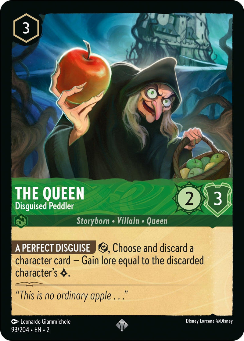 The Queen - Disguised Peddler (93/204) [Rise of the Floodborn] - Paradise Hobbies LLC