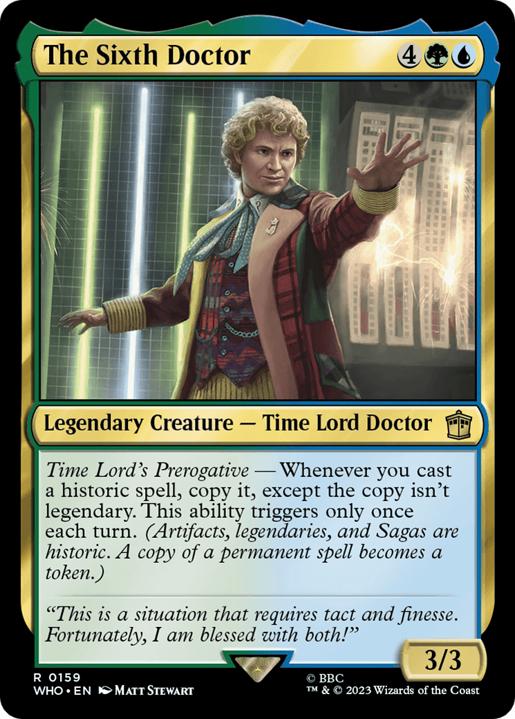 The Sixth Doctor [Doctor Who] - Paradise Hobbies LLC