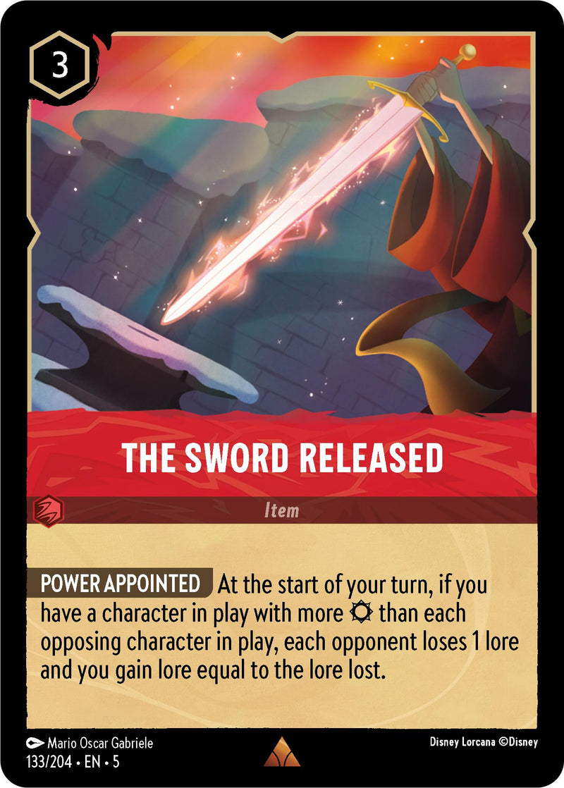 The Sword Released (133/204) [Shimmering Skies] - Paradise Hobbies LLC