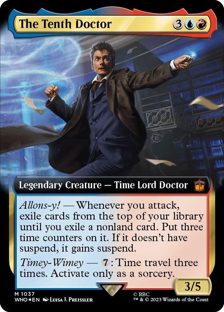 The Tenth Doctor (Extended Art) (Surge Foil) [Doctor Who] - Paradise Hobbies LLC