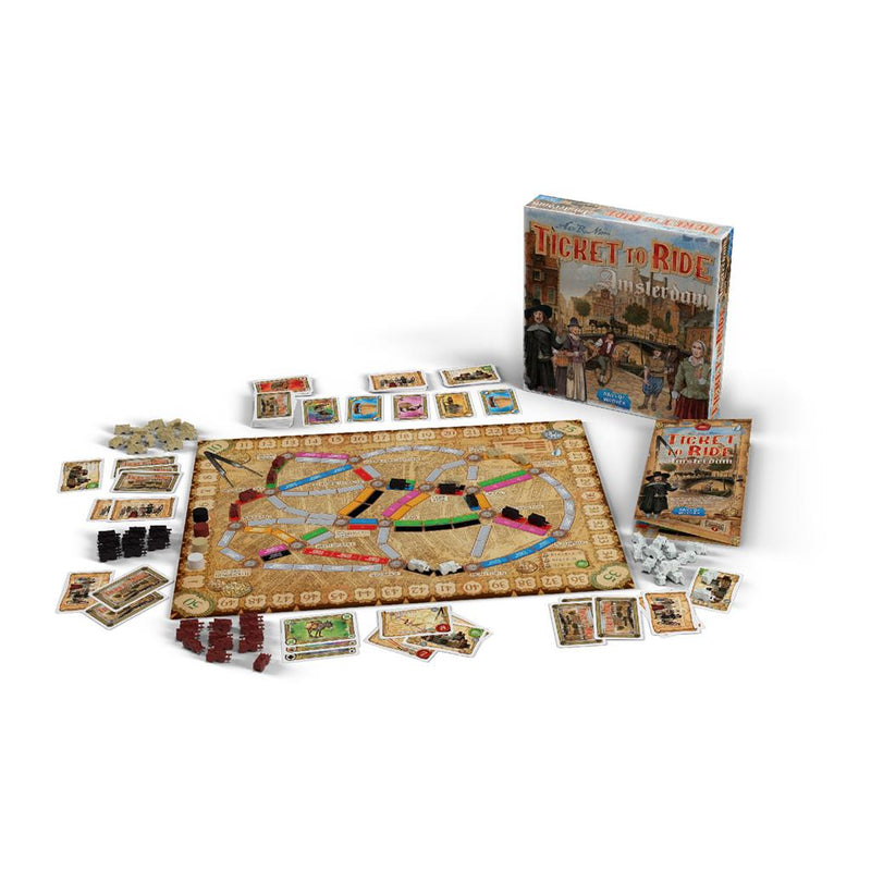 Ticket to Ride Amsterdam Board Game - Paradise Hobbies LLC