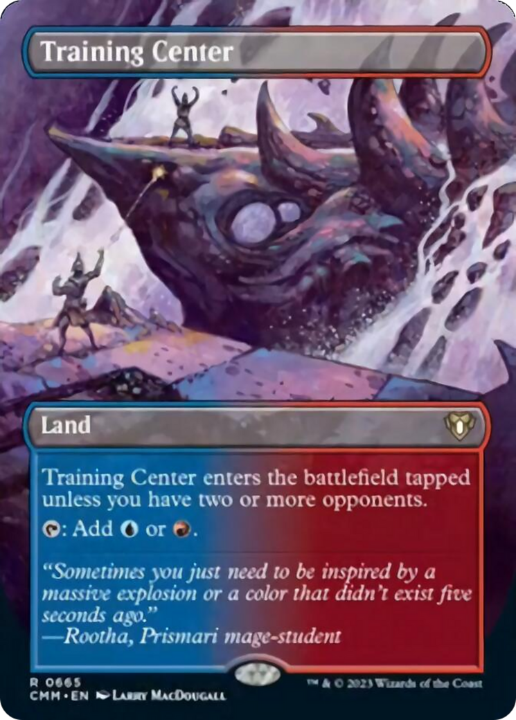 Training Center (Borderless Alternate Art) [Commander Masters] - Paradise Hobbies LLC