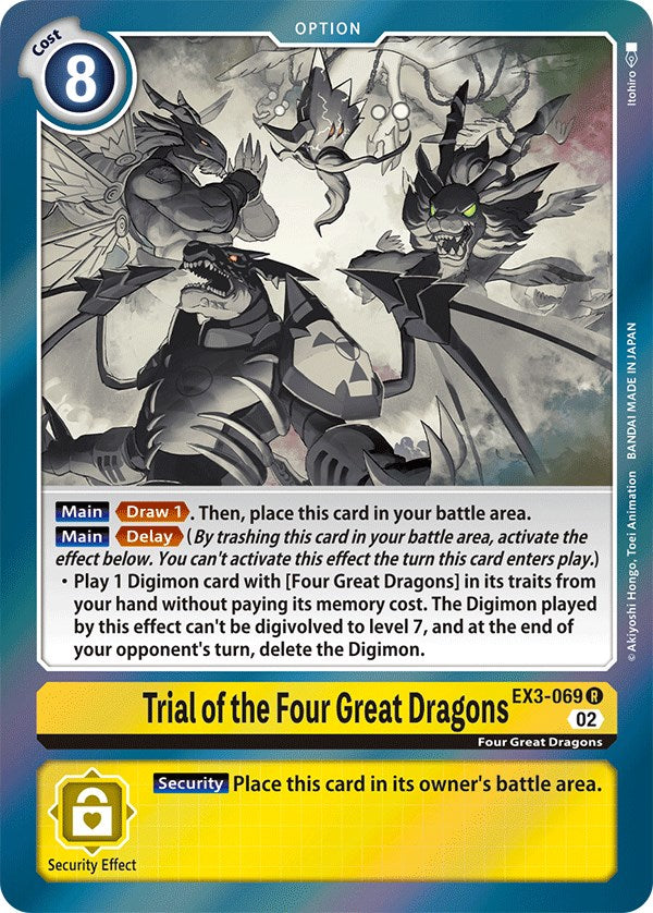 Trial of the Four Great Dragons [EX3-069] [Draconic Roar] - Paradise Hobbies LLC