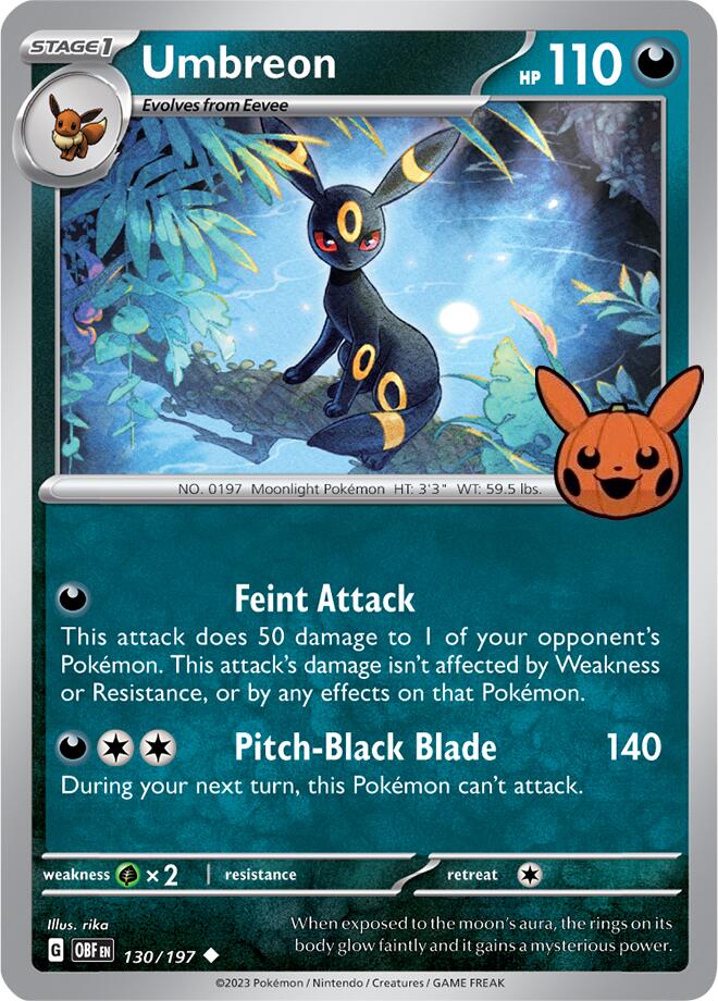 Umbreon (130/197) [Trick or Trade 2024] - Paradise Hobbies LLC