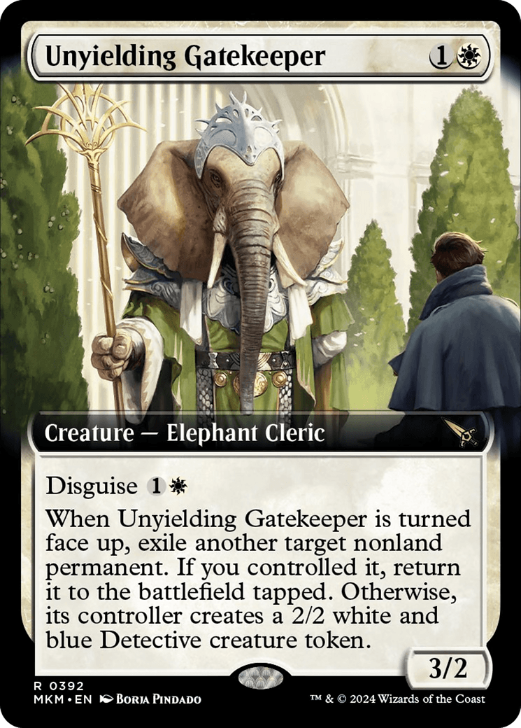 Unyielding Gatekeeper (Extended Art) [Murders at Karlov Manor] - Paradise Hobbies LLC