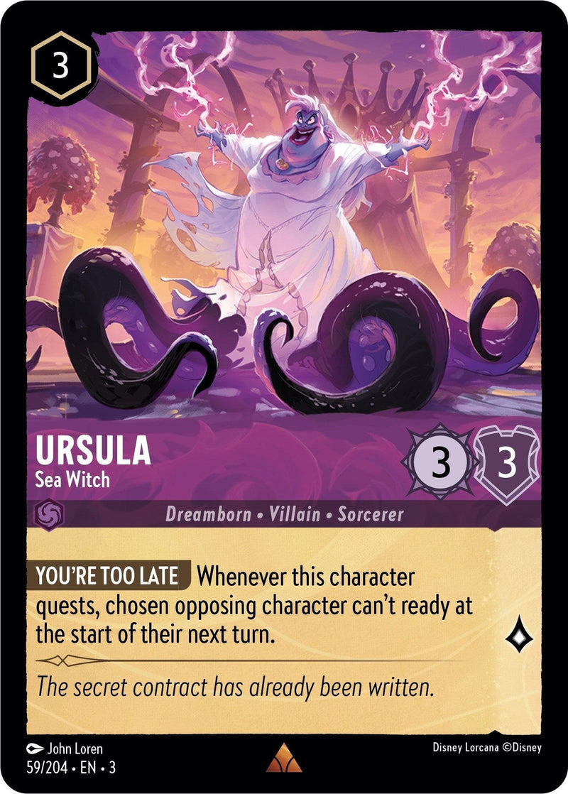 Ursula - Sea Witch (59/204) [Into the Inklands] - Paradise Hobbies LLC