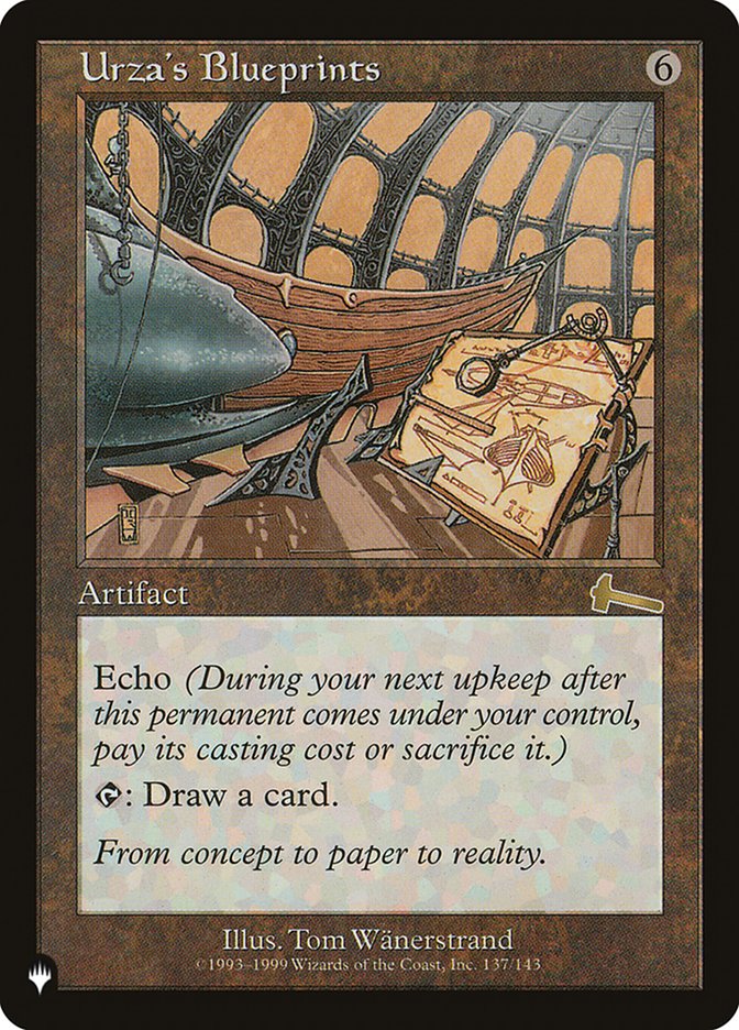 Urza's Blueprints [The List] - Paradise Hobbies LLC