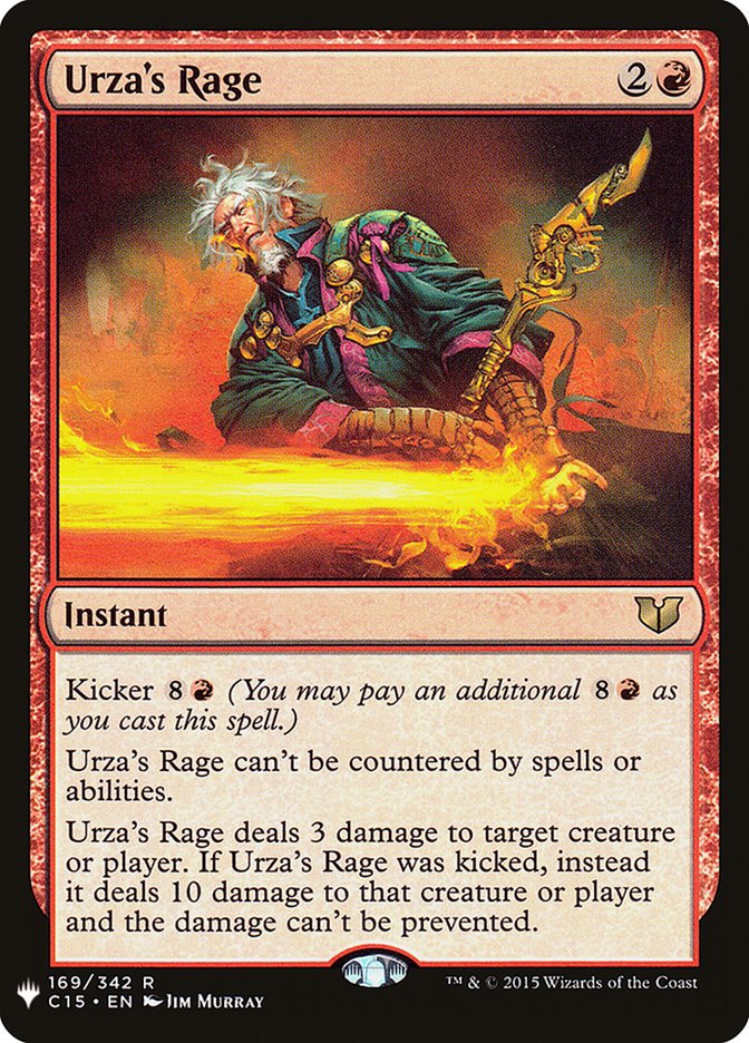 Urza's Rage [The List] - Paradise Hobbies LLC