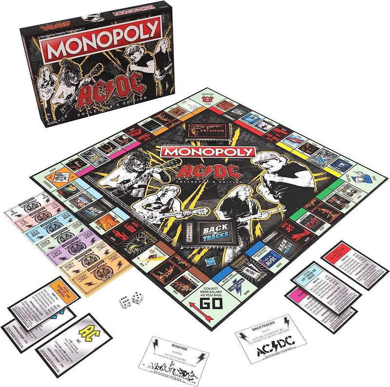 USAopoly Monopoly AC/DC Edition Board Game - Paradise Hobbies LLC