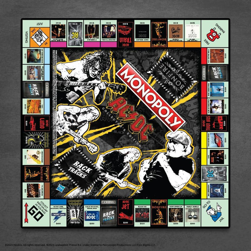 USAopoly Monopoly AC/DC Edition Board Game - Paradise Hobbies LLC