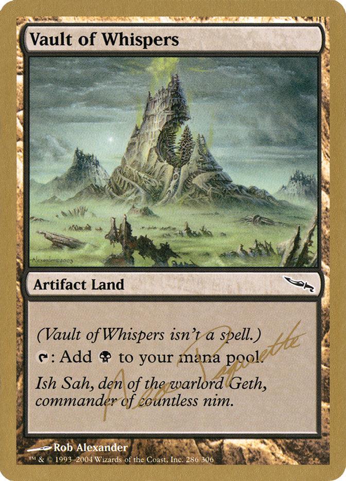 Vault of Whispers (Aeo Paquette) [World Championship Decks 2004] - Paradise Hobbies LLC