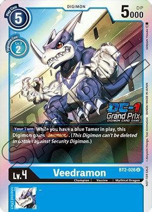 Veedramon [BT2-026] (DC-1 Grand Prix) [Release Special Booster Promos] - Paradise Hobbies LLC