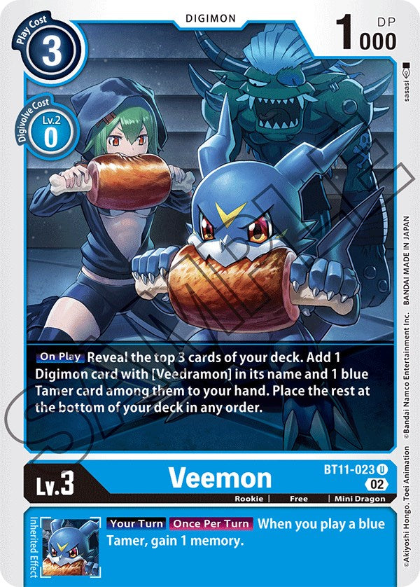 Veemon [BT11-023] [Dimensional Phase] - Paradise Hobbies LLC