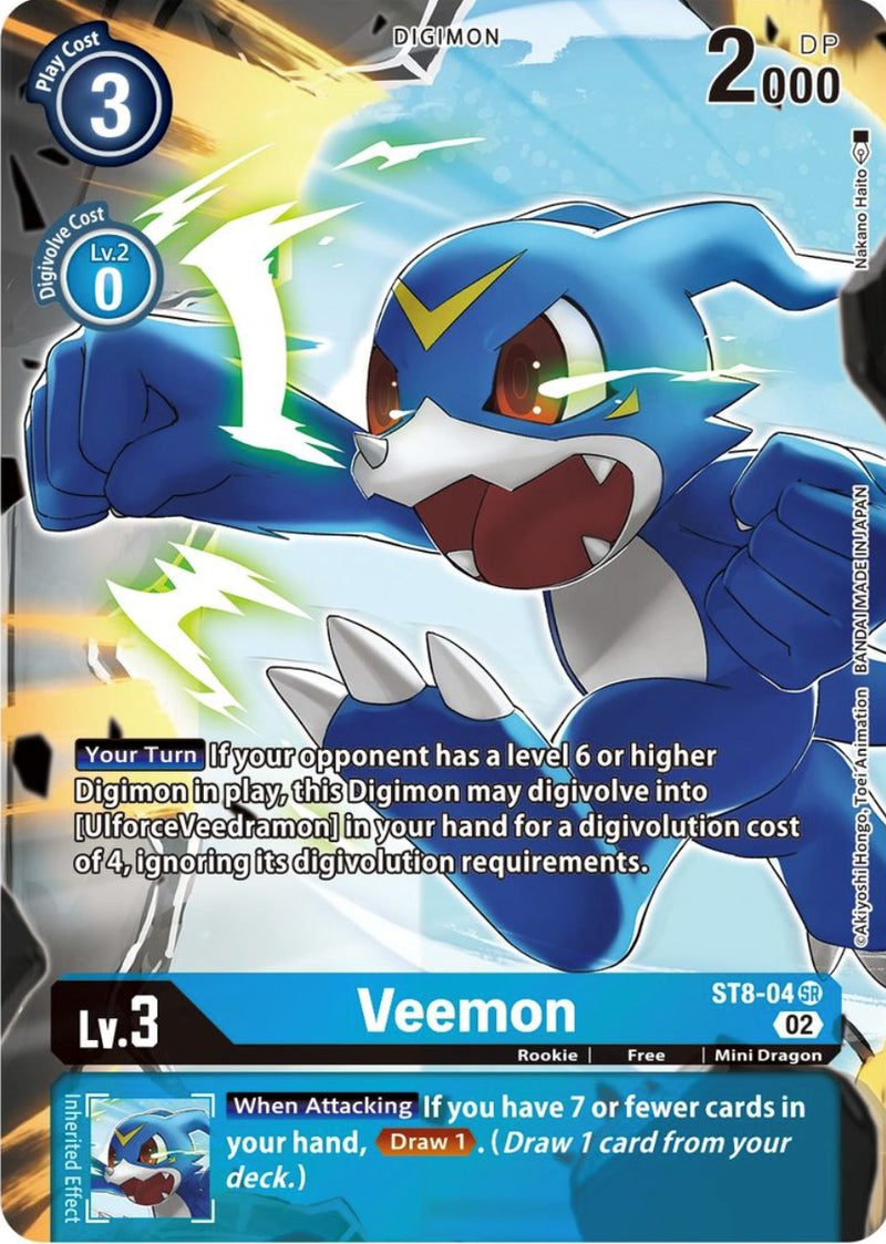 Veemon [ST8-04] (Alternate Art) [Starter Deck: Beelzemon Advanced Deck Set] - Paradise Hobbies LLC