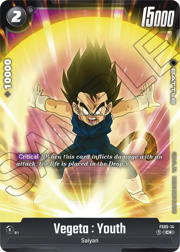 Vegeta : Youth (Bonus Pack Alternate Art) [Starter Deck: Bardock] - Paradise Hobbies LLC