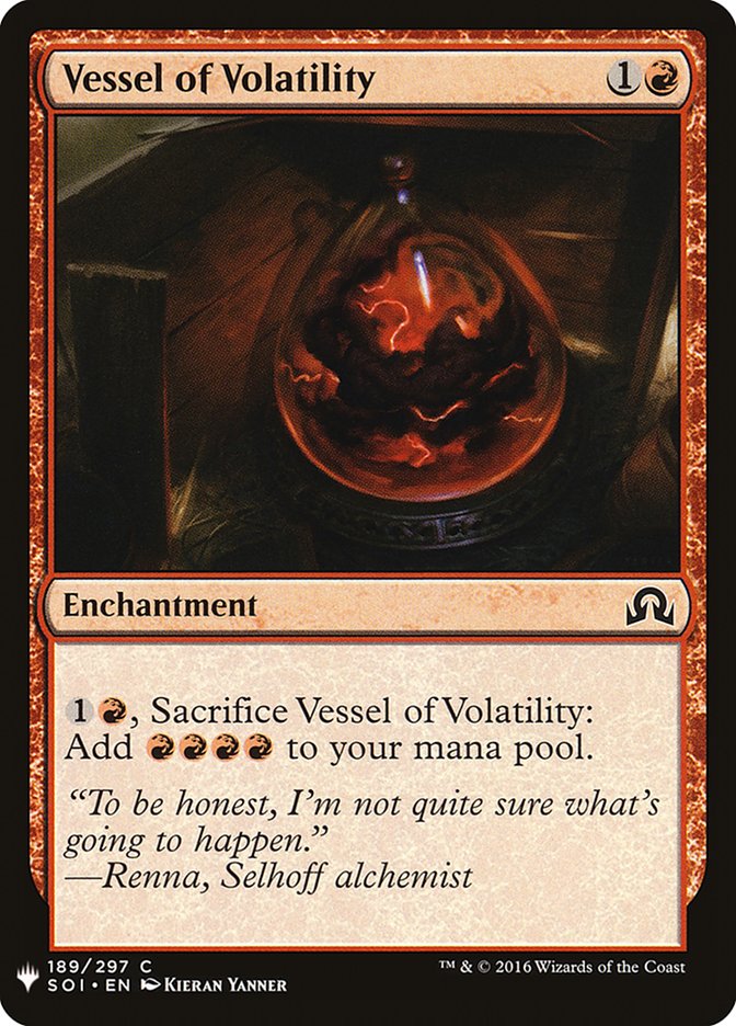 Vessel of Volatility [Mystery Booster] - Paradise Hobbies LLC