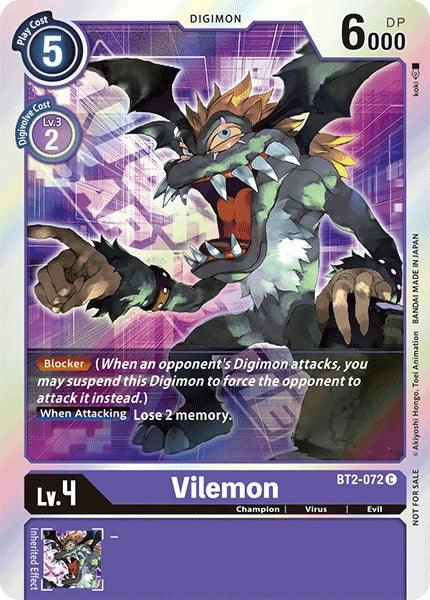 Vilemon [BT2-072] (Event Pack 1) [Release Special Booster Promos] - Paradise Hobbies LLC