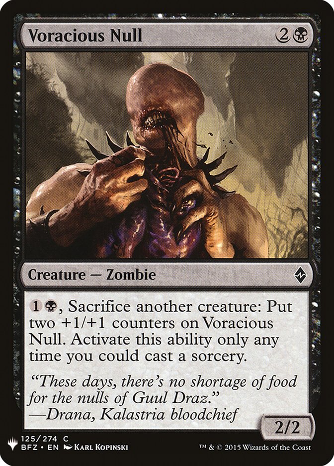 Voracious Null [Mystery Booster] - Paradise Hobbies LLC