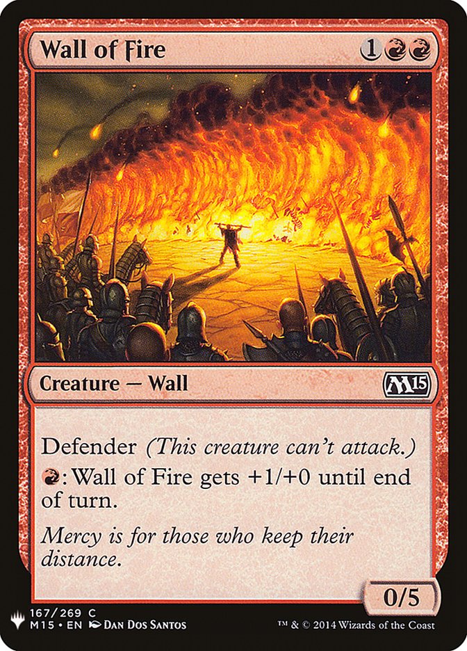 Wall of Fire [Mystery Booster] - Paradise Hobbies LLC