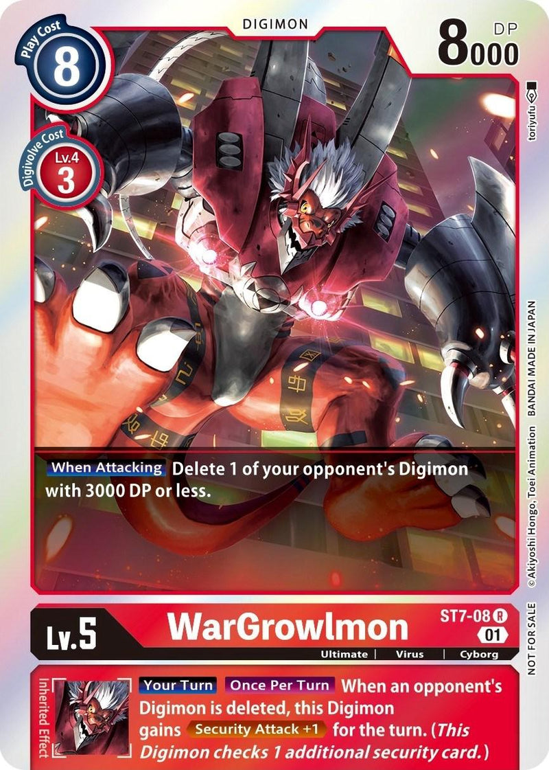 WarGrowlmon [ST7-08] (Gen Con 2022) [Starter Deck: Gallantmon Promos] - Paradise Hobbies LLC