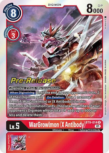 WarGrowlmon (X Antibody) [BT9-014] [X Record Pre-Release Promos] - Paradise Hobbies LLC