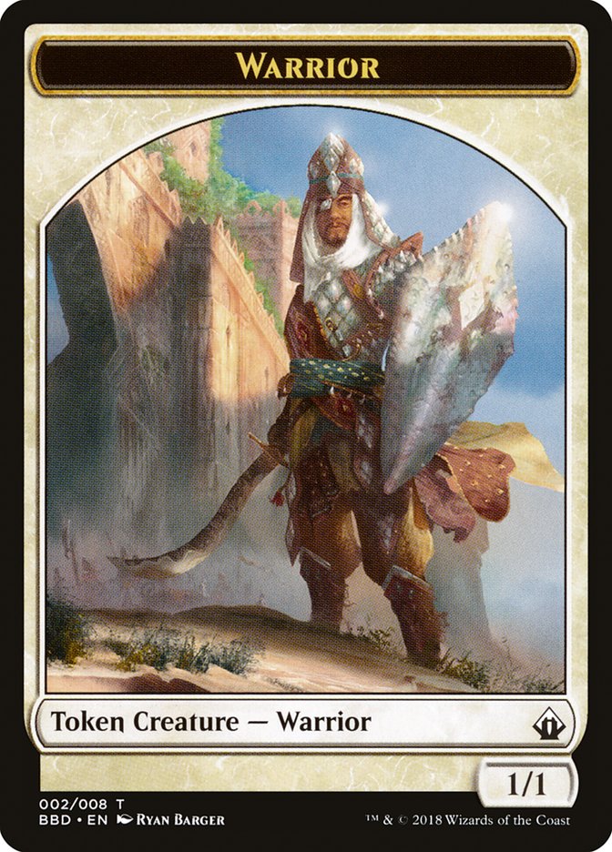 Warrior Token [Battlebond Tokens] - Paradise Hobbies LLC