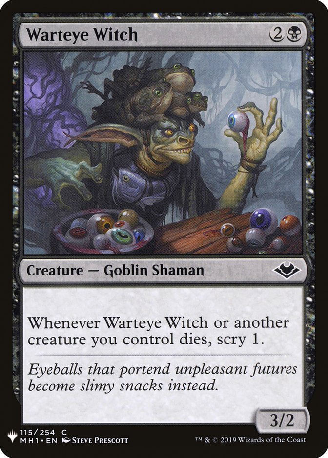 Warteye Witch [Mystery Booster] - Paradise Hobbies LLC