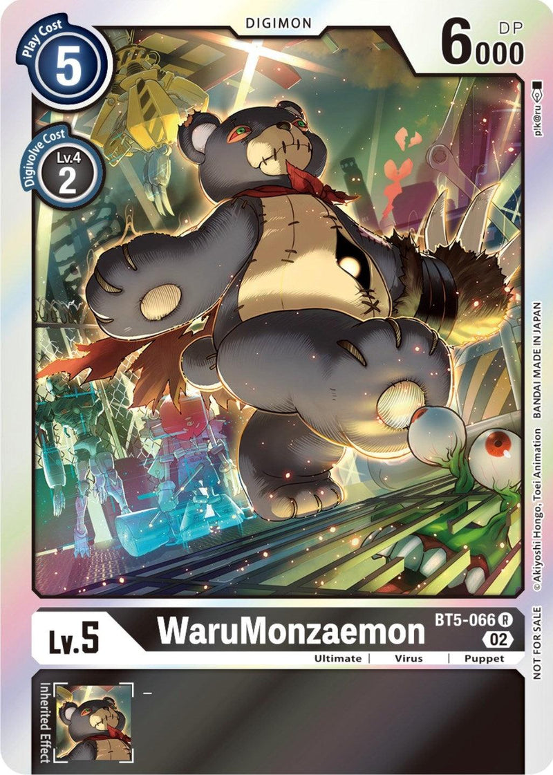 WaruMonzaemon [BT5-066] (Official Tournament Pack Vol. 7) [Battle of Omni Promos] - Paradise Hobbies LLC