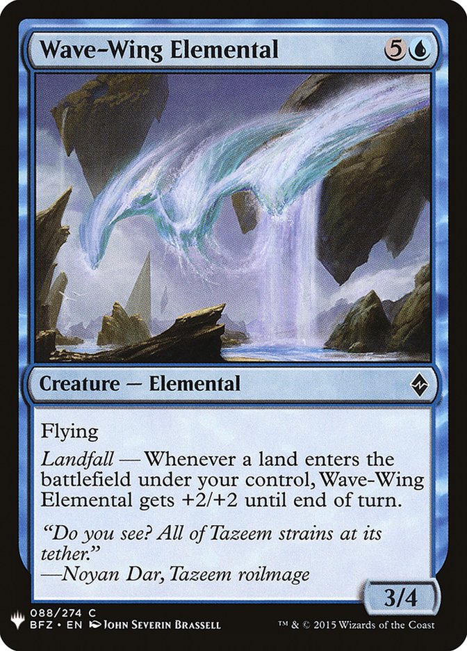 Wave-Wing Elemental [Mystery Booster] - Paradise Hobbies LLC