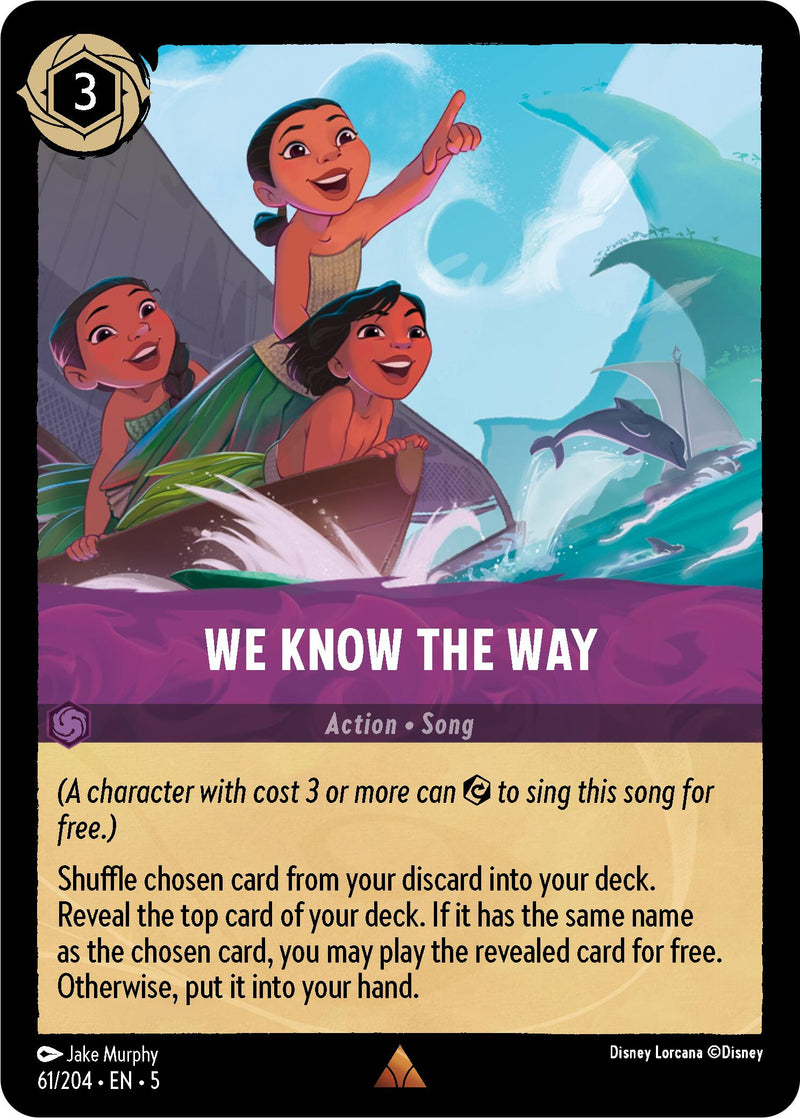 We Know the Way (61/204) [Shimmering Skies] - Paradise Hobbies LLC