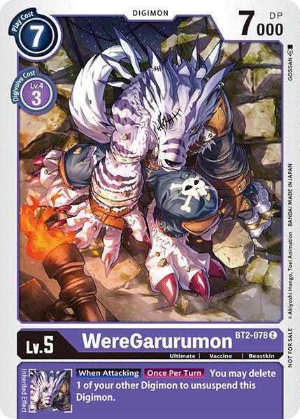 WereGarurumon [BT2-078] (Official Tournament Pack Vol.3) [Release Special Booster Promos] - Paradise Hobbies LLC