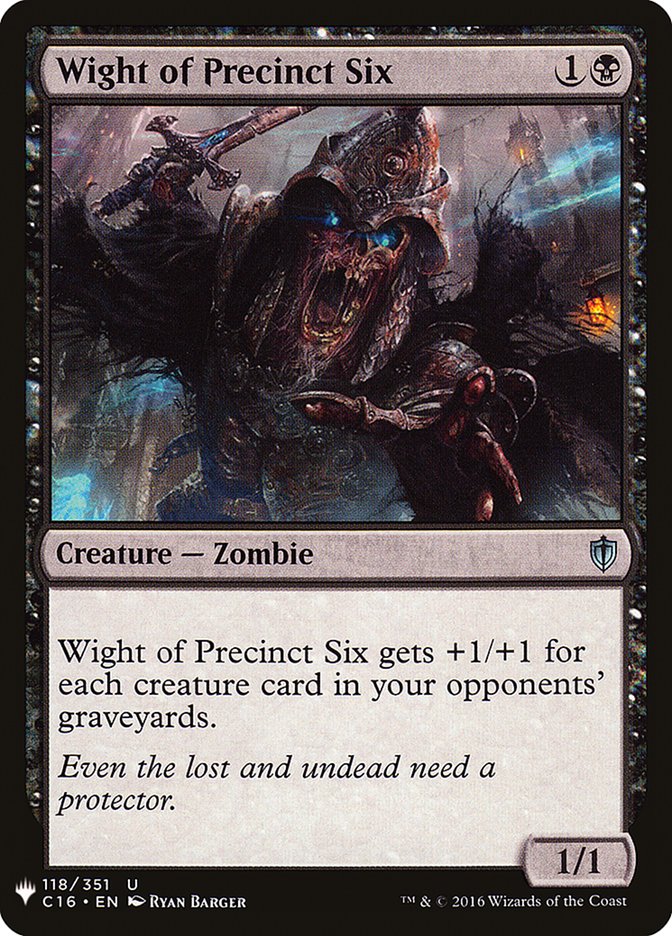 Wight of Precinct Six [Mystery Booster] - Paradise Hobbies LLC