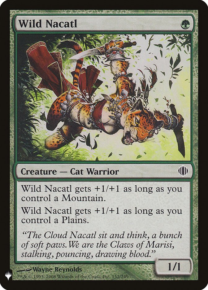 Wild Nacatl [Mystery Booster] - Paradise Hobbies LLC