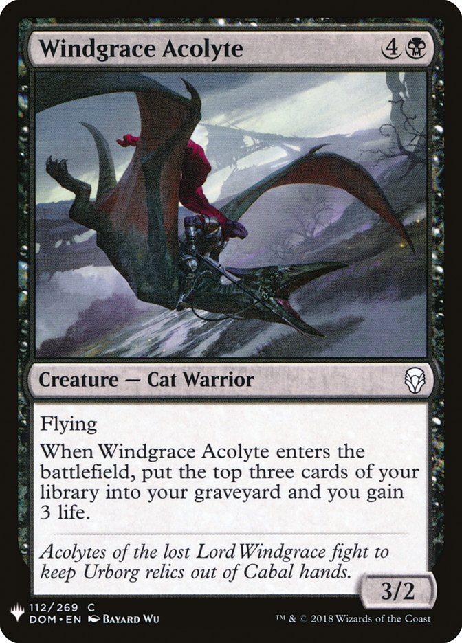 Windgrace Acolyte [Mystery Booster] - Paradise Hobbies LLC