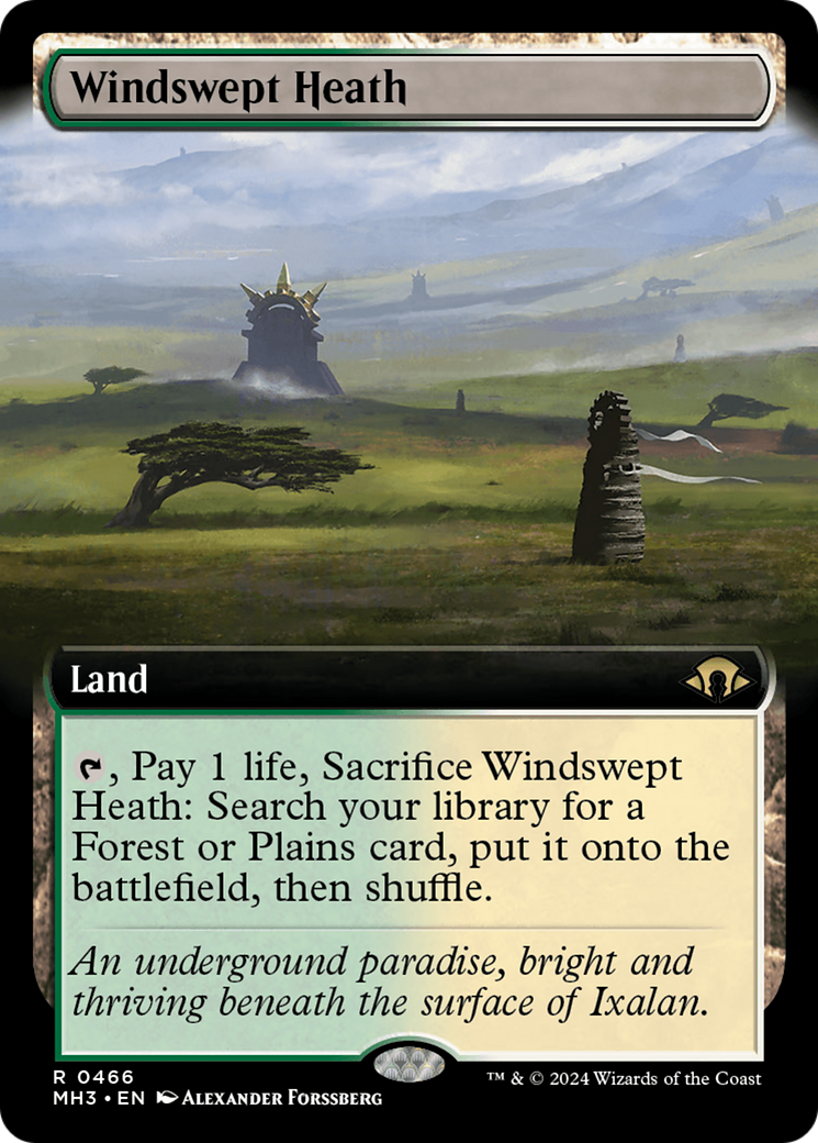 Windswept Heath (Extended Art) [Modern Horizons 3] - Paradise Hobbies LLC