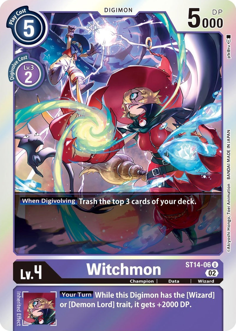 Witchmon [ST14-06] [Starter Deck: Beelzemon Advanced Deck Set] - Paradise Hobbies LLC