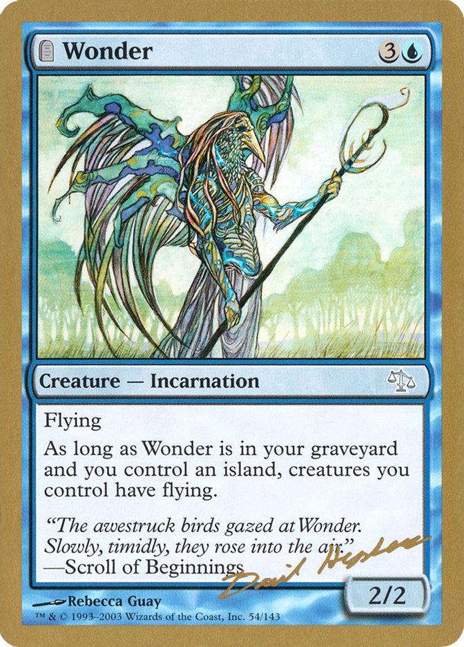 Wonder (Dave Humpherys) [World Championship Decks 2003] - Paradise Hobbies LLC