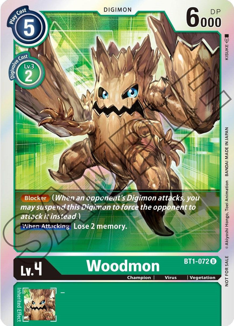 Woodmon [BT1-072] (Event Pack 1) [Release Special Booster Promos] - Paradise Hobbies LLC