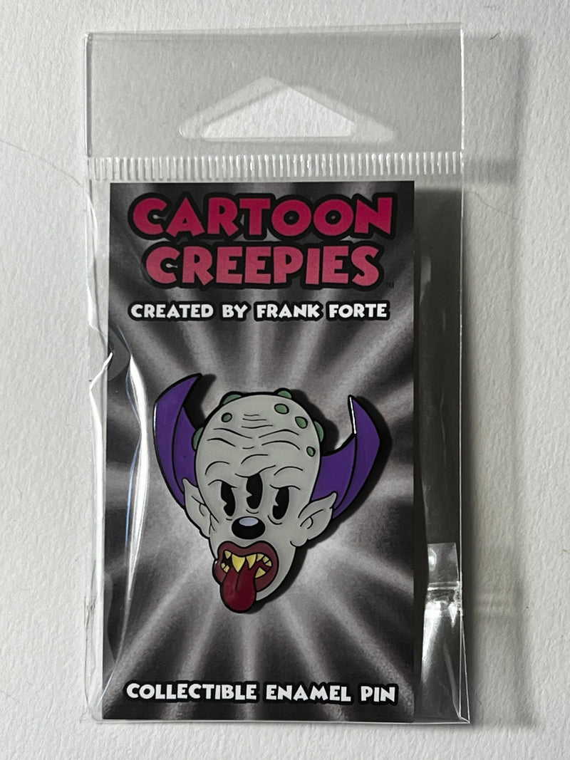 Xeno Pop - Cartoon Creepies-Triclops Head-1.5" Hard Enamel Pin - Paradise Hobbies LLC