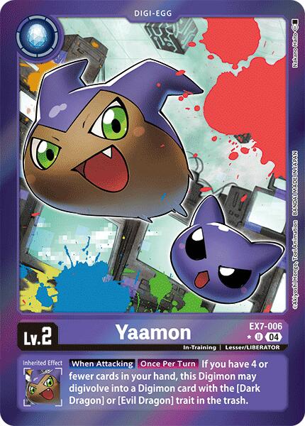 Yaamon [EX7-006] (Foil) [Digimon LIBERATOR] - Paradise Hobbies LLC