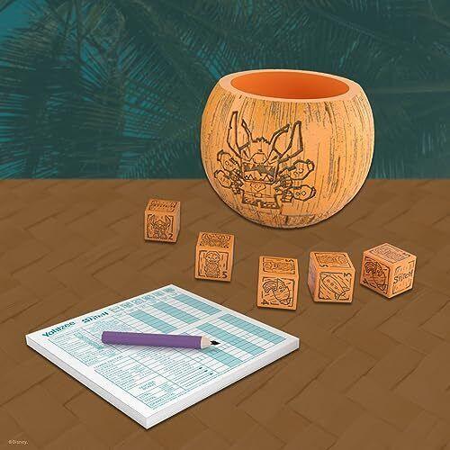 YAHTZEE: Disney Stitch | Collectible Stitch Tiki Style Dice Cup - Paradise Hobbies LLC