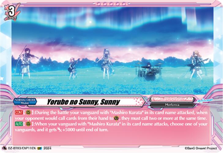 Yorube no Sunny, Sunny (DZ-BT03/EXP11EN) [Dimensional Transcendence] - Paradise Hobbies LLC