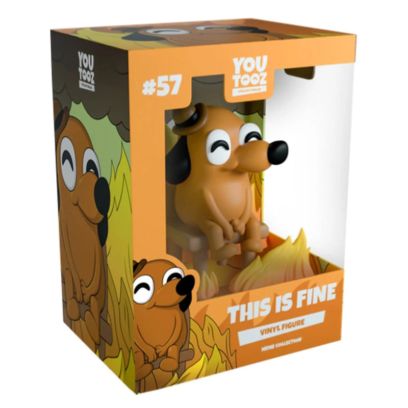 YouTooz - Meme Collection This is Fine Vinyl - Paradise Hobbies LLC