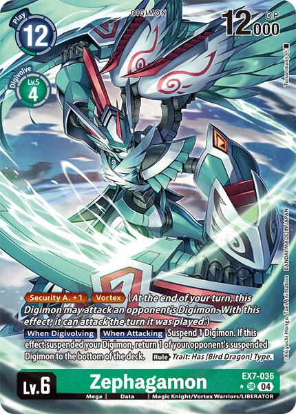 Zephagamon [EX7-036] (Alternate Art) [Digimon LIBERATOR] - Paradise Hobbies LLC