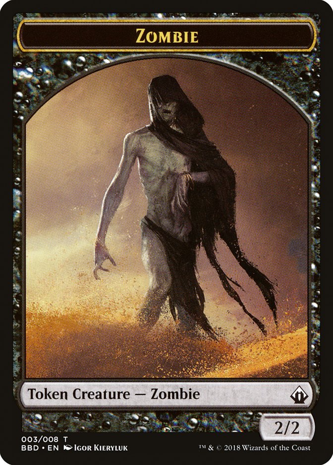 Zombie Token [Battlebond Tokens] - Paradise Hobbies LLC