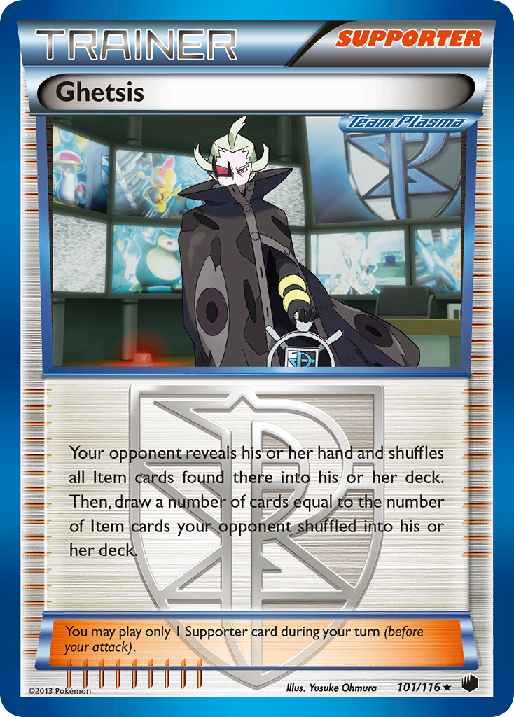 Ghetsis (101/116) [Blanco y negro: Plasma Freeze] 